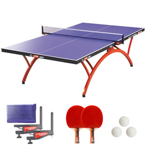 红双喜拱型折叠式乒乓球台 T2828