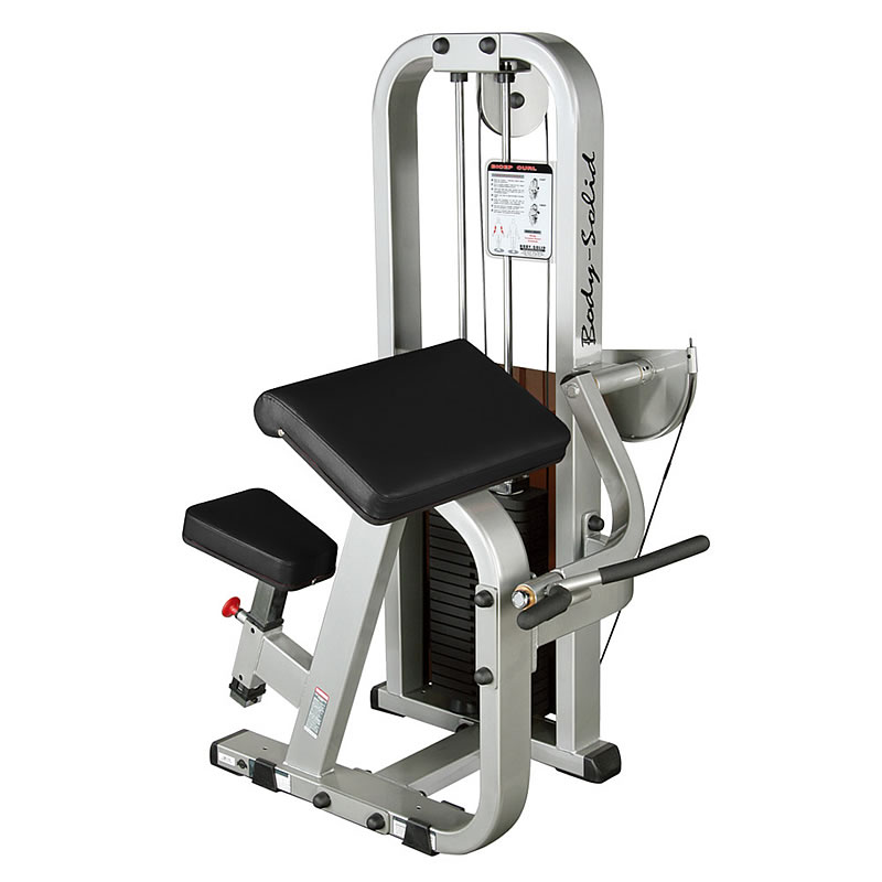 Body-Solid经典F系列 SBC600G 坐式二头肌训练器